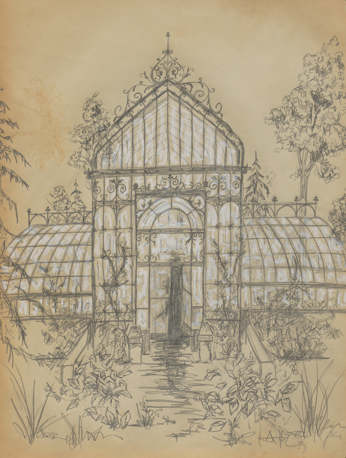 Victorian Conservatory #3 Digital Download