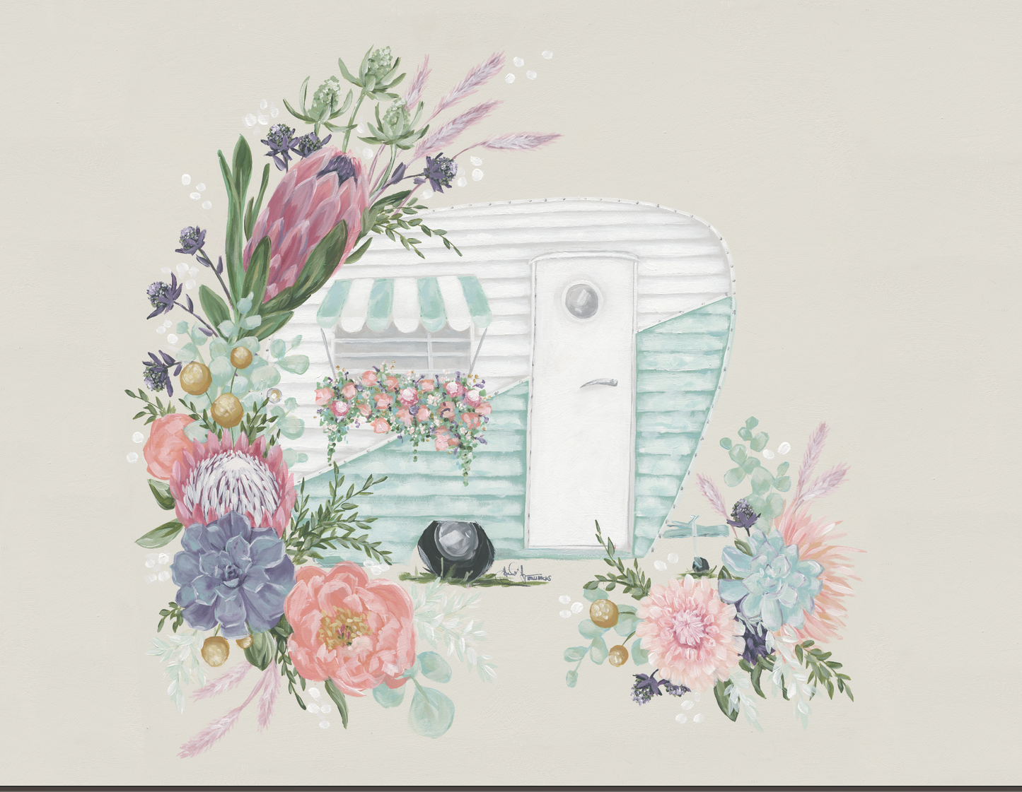 Vintage Camper Digital Download