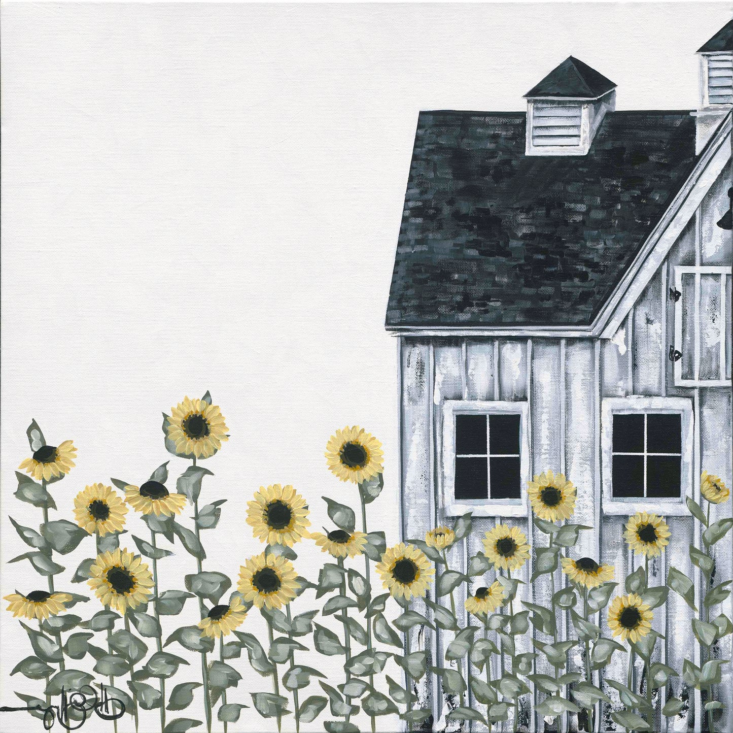 Sunflower Cottage Left Digital Download