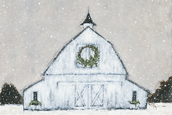 Snowy Barn Digital Download