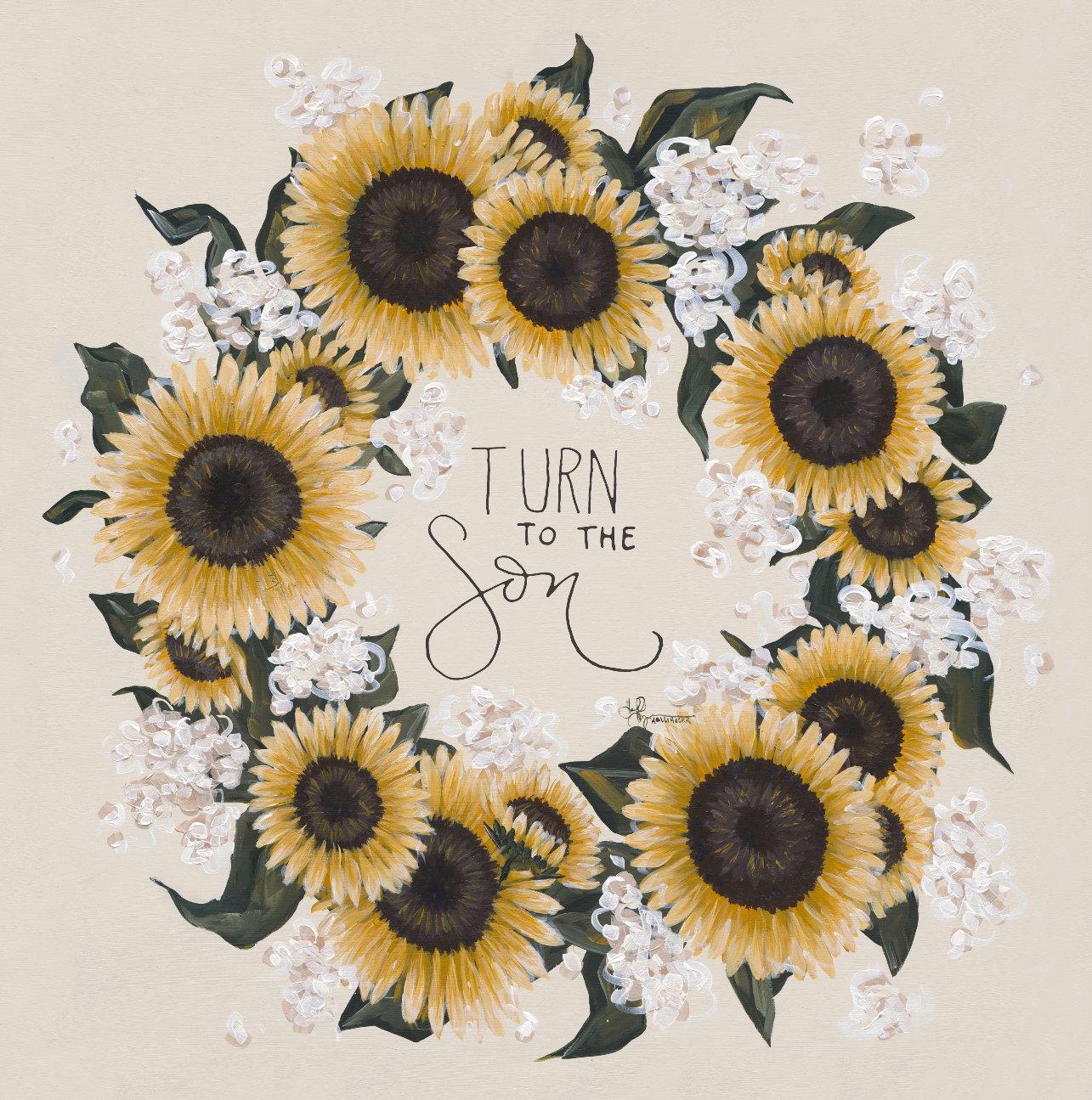 Sunflower Wreath