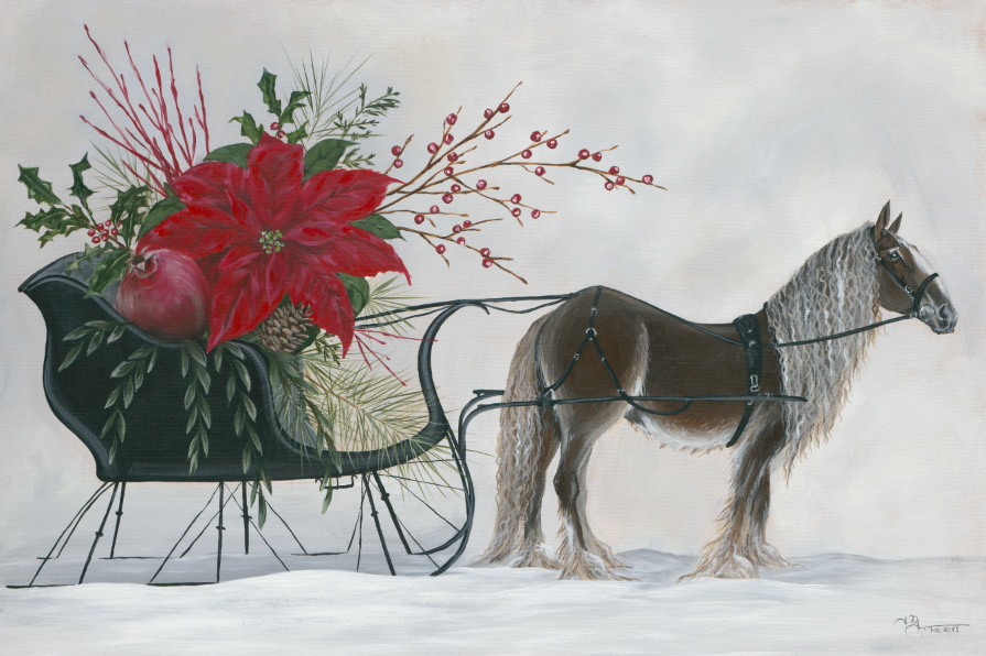Pony & Poinsettias
