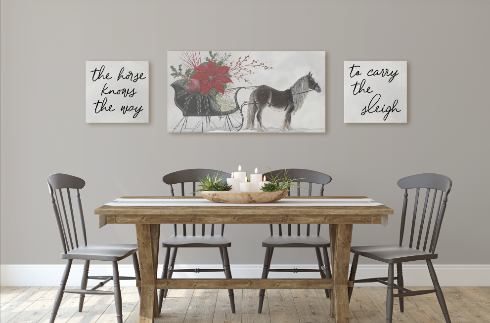 Pony & Poinsettias