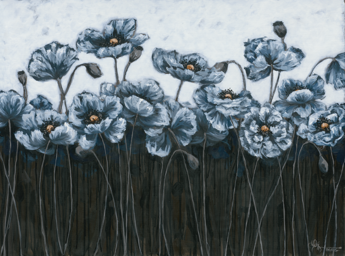 Grey Poppies