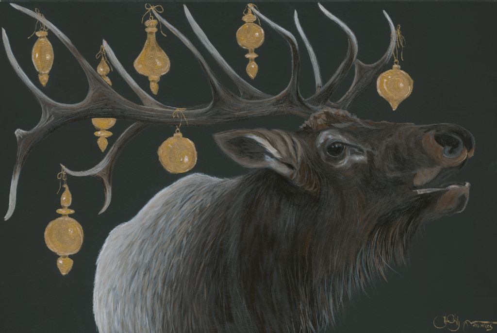 Elk & Ornaments