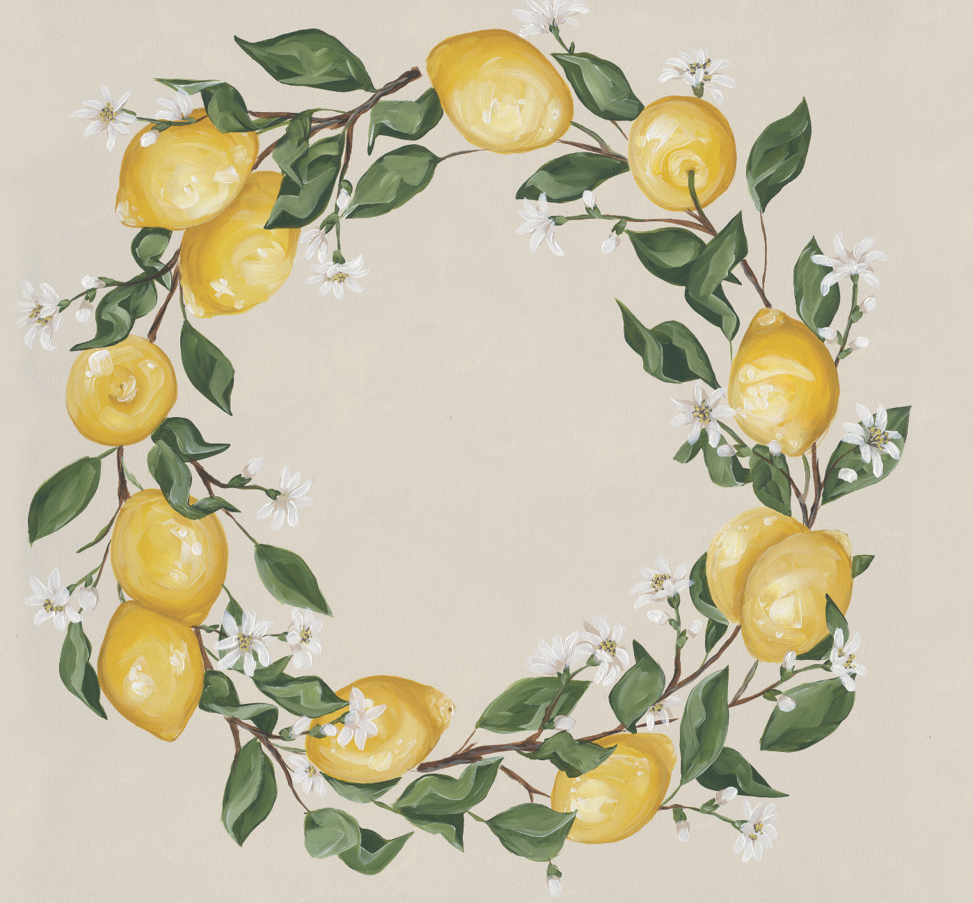 Lemon Wreath