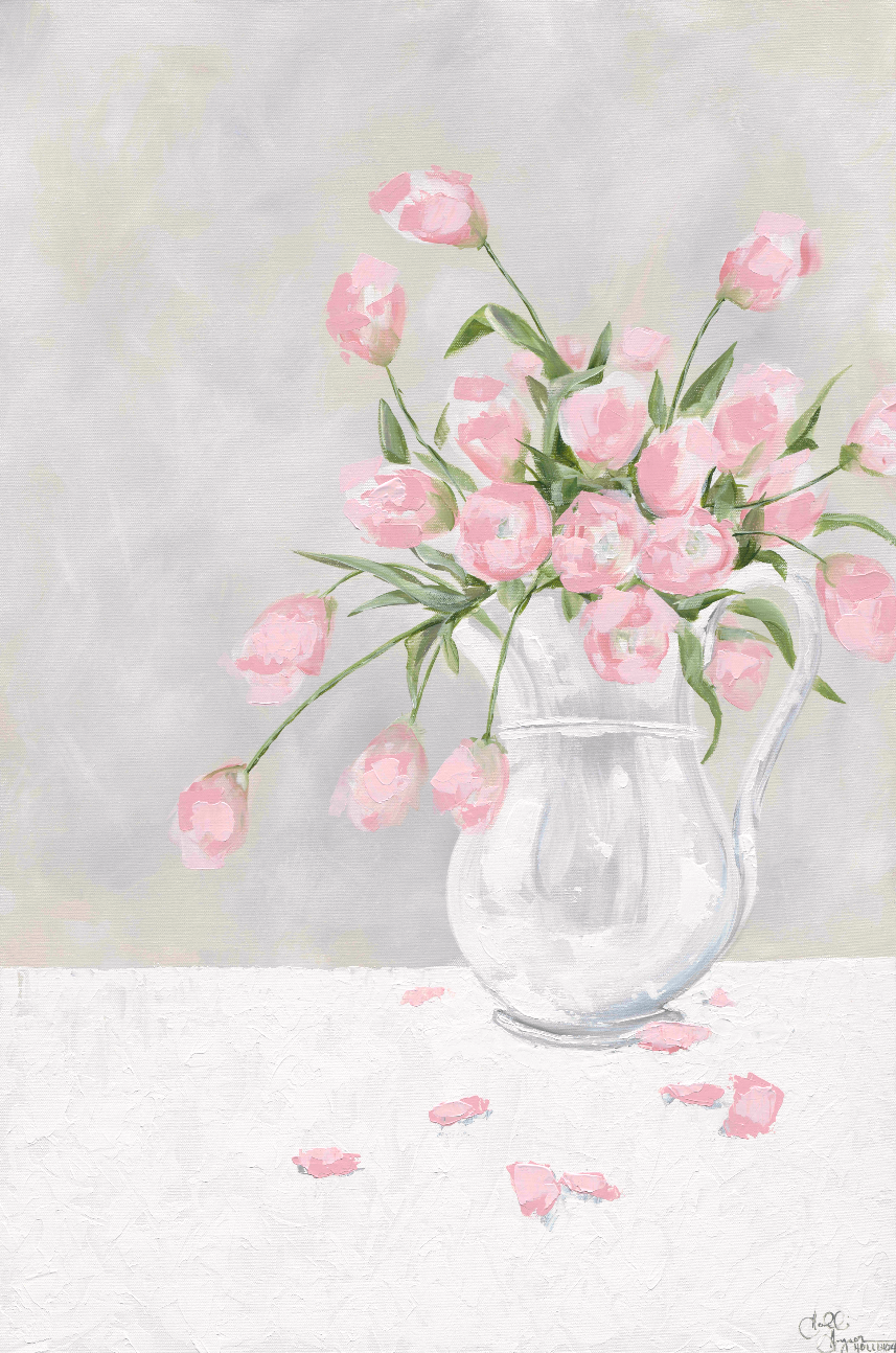 Tulips in Ironstone