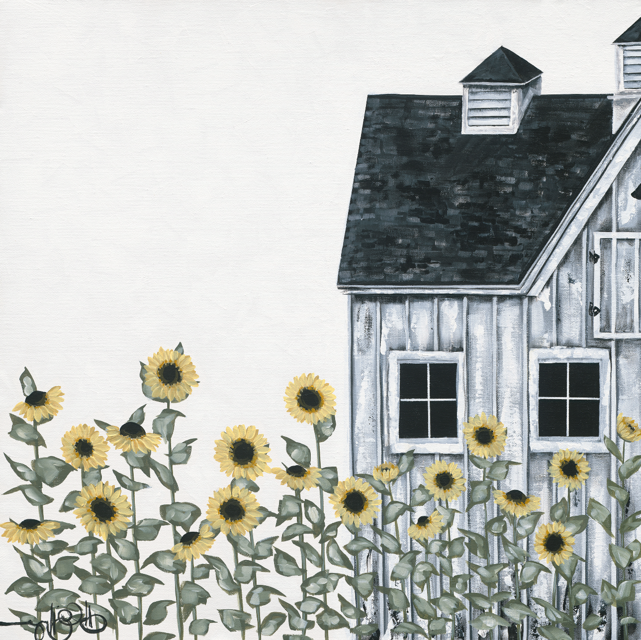 Sunflower Cottage Left Side