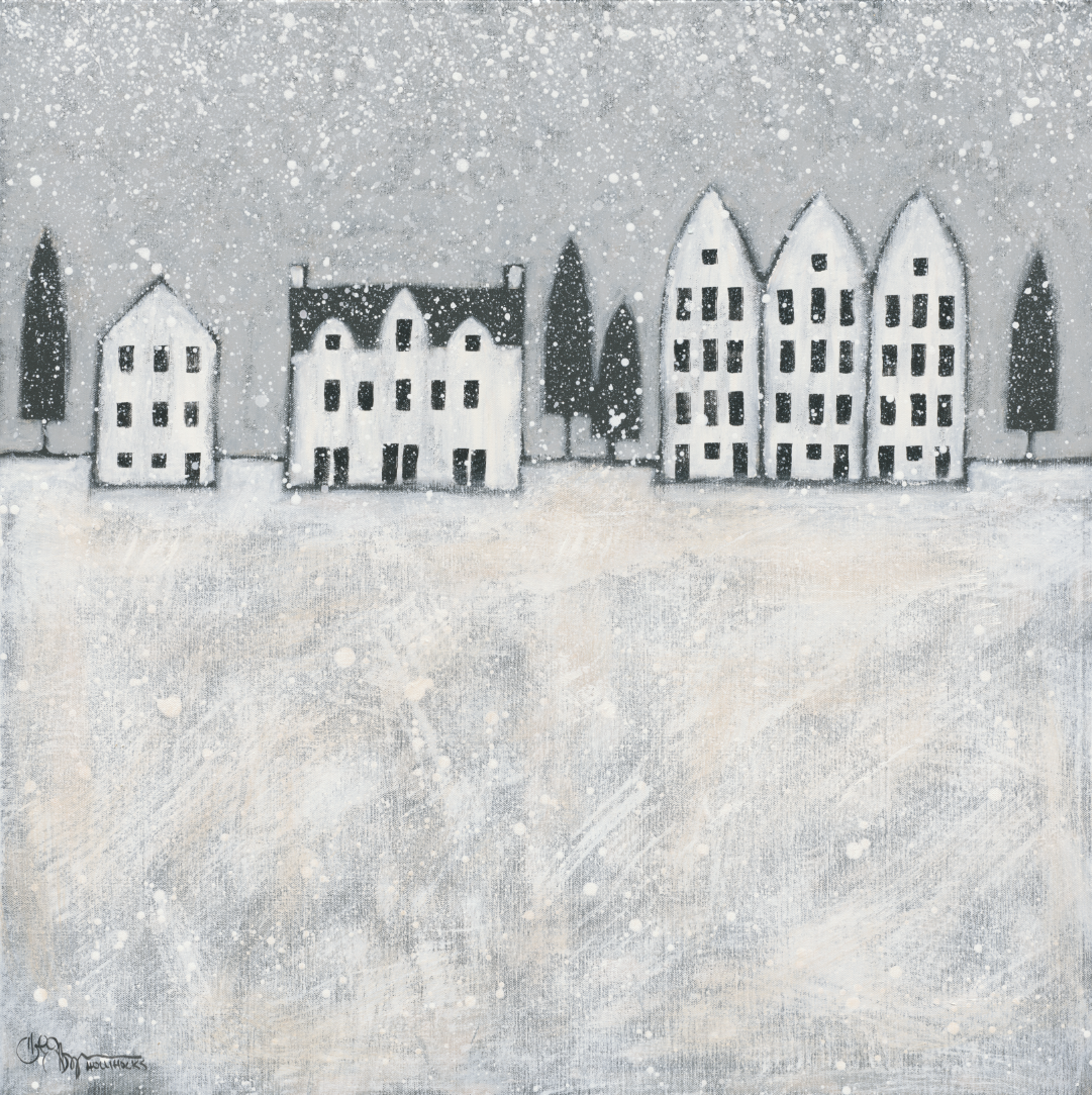 Folk Art Winter City