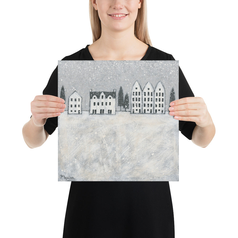 Folk Art Winter City