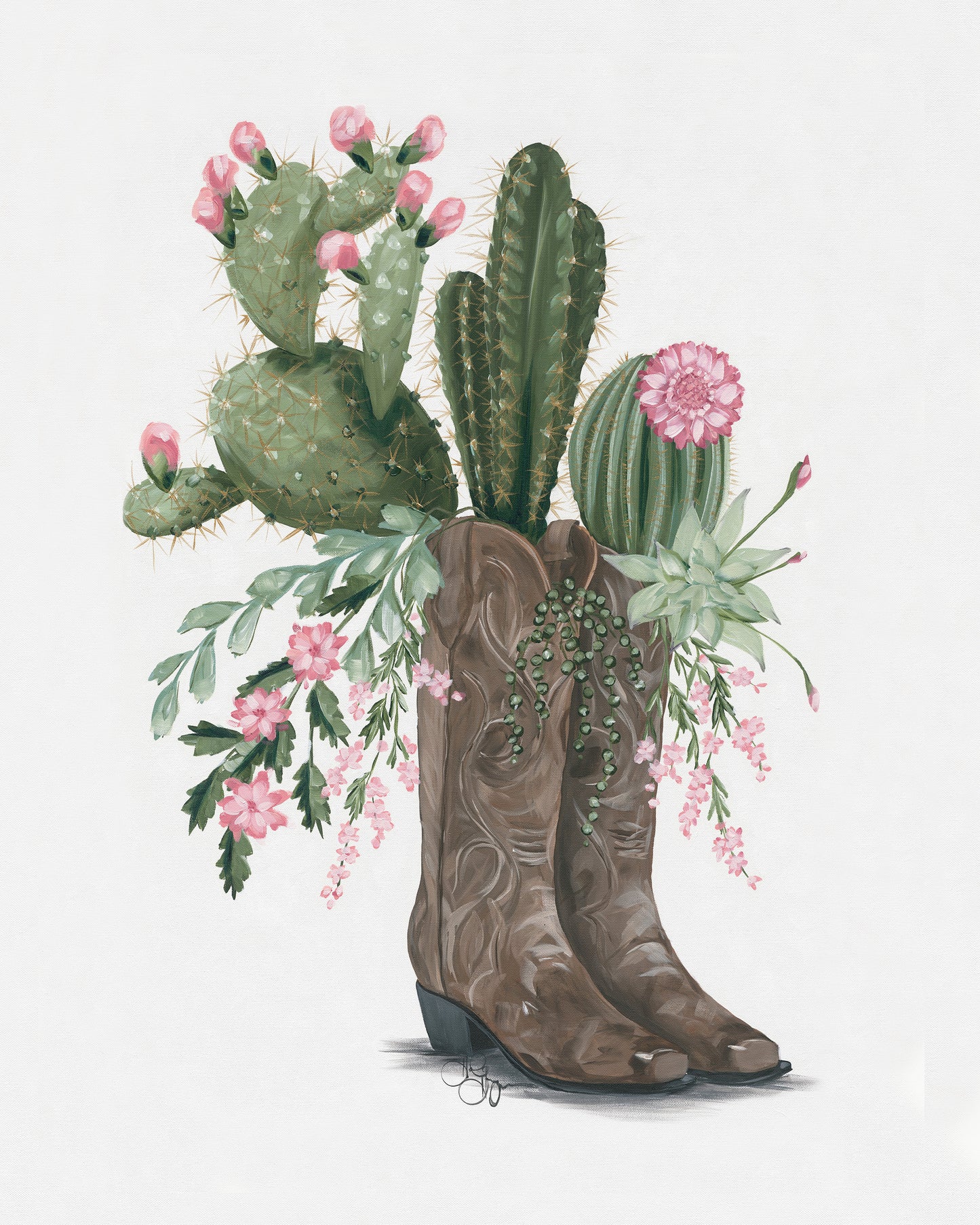 Cactus Boots Digital Download