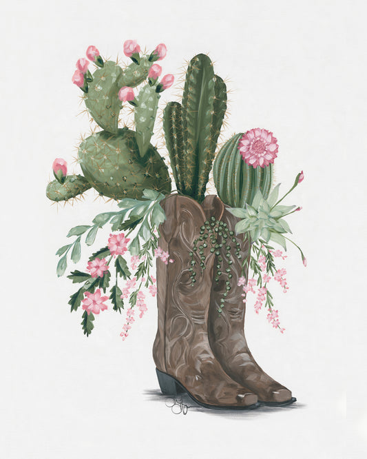 Cactus Boots Digital Download