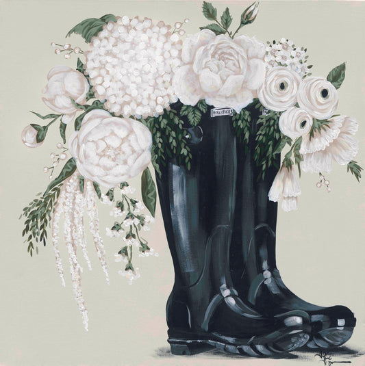 Flowers & Black Boots Digital Download