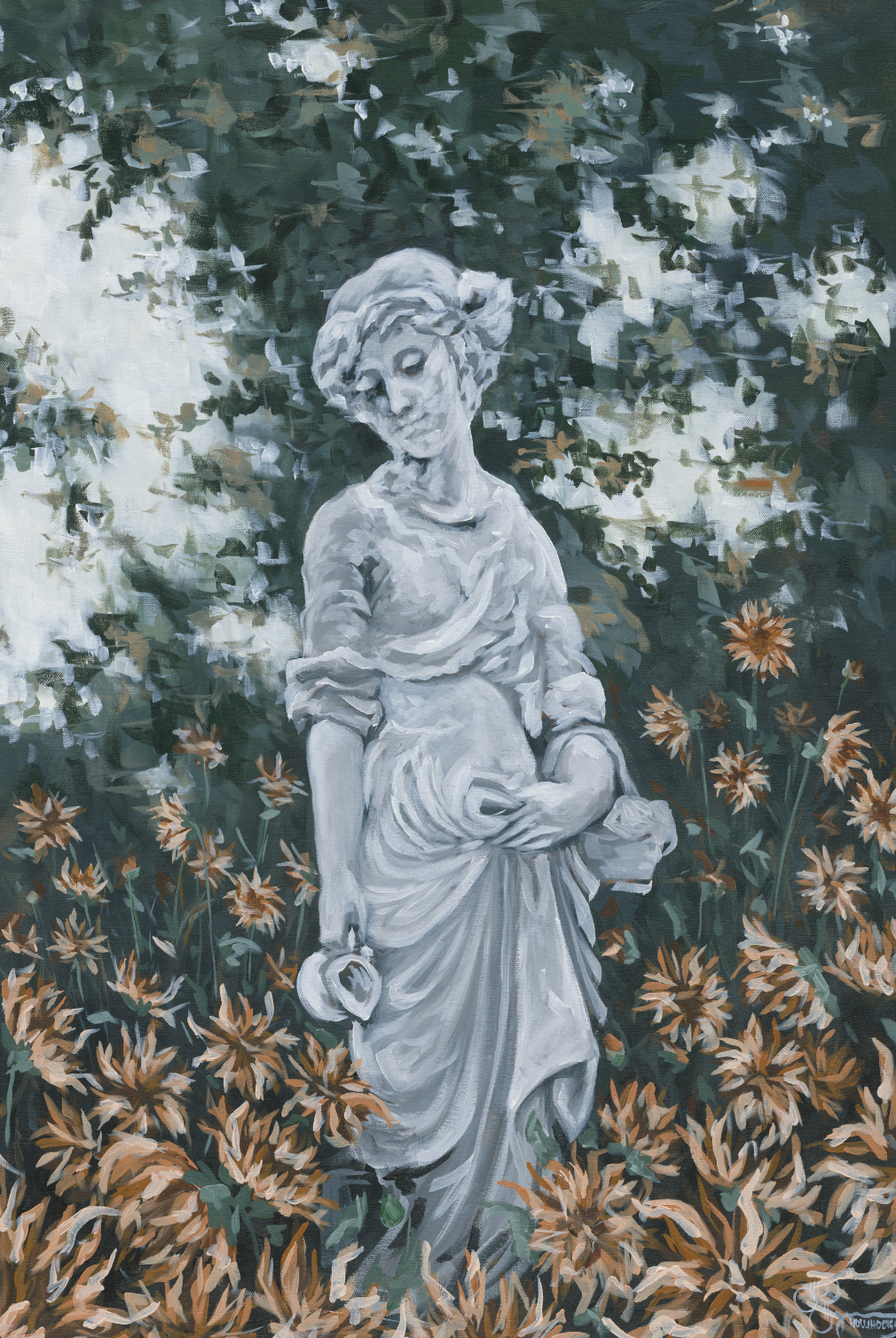Garden Statue Digital Download