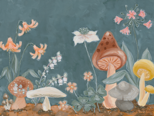 Fungi & Flowers Digital Download