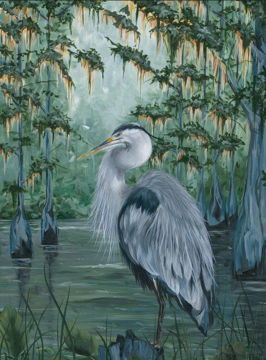Heron in the Bayou Digital Download