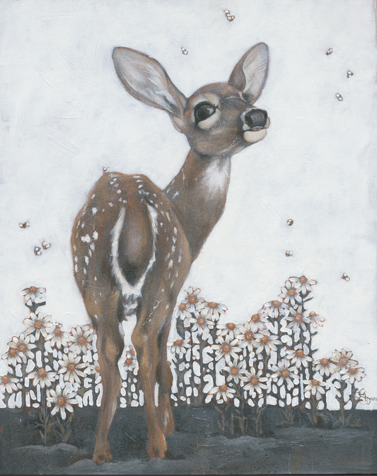 Fawn in Sunflowers Digital Download