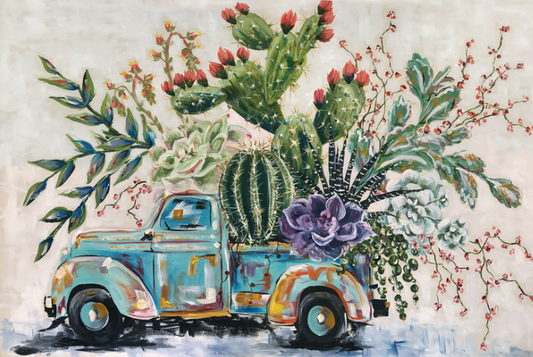 Succulent Truck #2 Digital Download