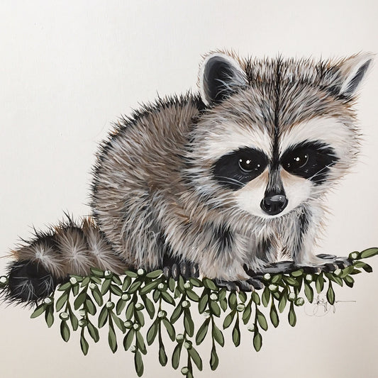 Woodland Raccoon Digital Download