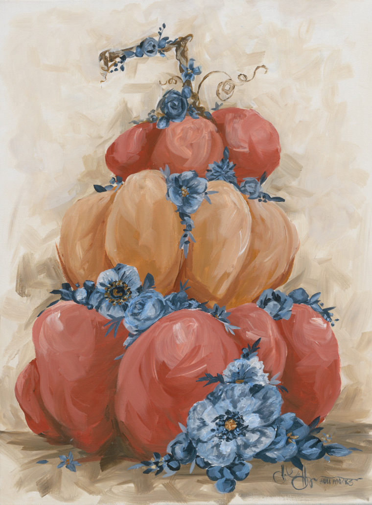 Pumpkins & Flowers