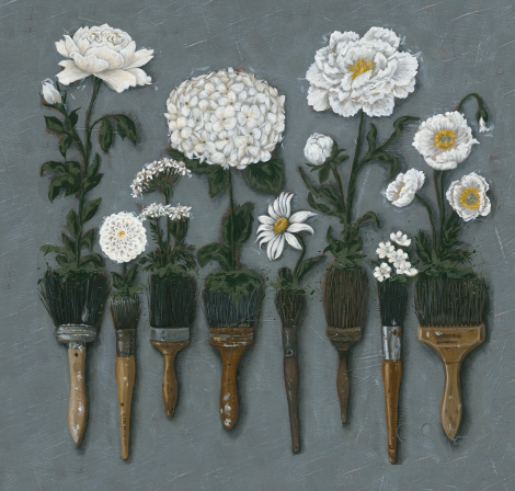 Flowers & Paintbrushes