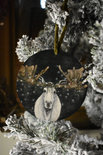 Ornament-Berry Christ-Moose
