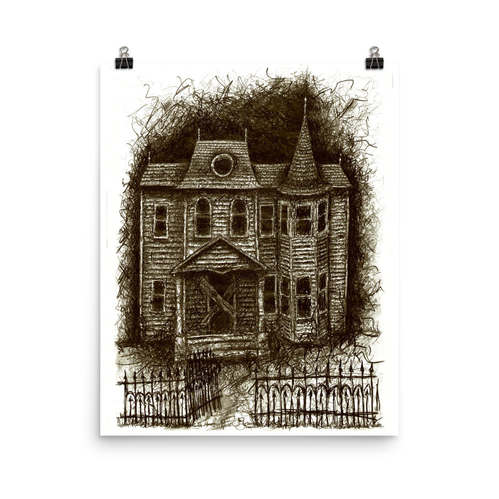 Premium Vector | Watercolor illustration of halloween haunted house